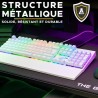 Clavier Gamer - The G-Lab - KEYZ RUBIDIUM - Mécanique (Switch Rouge) - Repose...