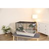 Cage 3 étages pour petits rongeurs 80*45*53 cm -  FLAT NATURE - KERBL