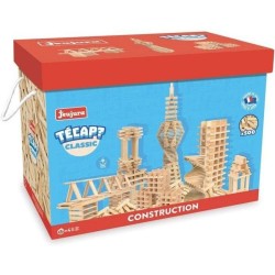 JEUJURA Tecap  Classic - 500 planchettes en bois - jeu de construction