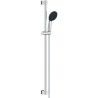 Ensemble de douche avec pommeau 3 jets, barre 90cm et flexible - GROHE Vitali...