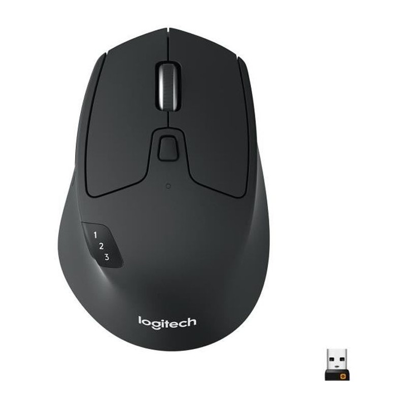 Souris - Sans fil - Logitech - M720 Triathlon - Noir