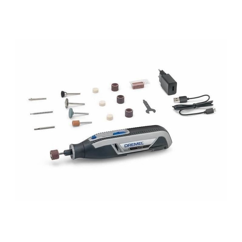 Outil rotatif multifonction DREMEL - sans fil 3,6V 7760/15 - 15 accessoires -...