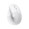 Souris - Sans Fil - Logitech - Lift Ergonomique Verticale - Blanc - Droitier ...