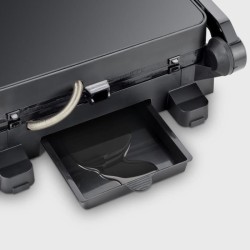 Gril SEVERIN - KG2398 - Surface cuisson 30x22cm - Plaques amovibles - Revetem...