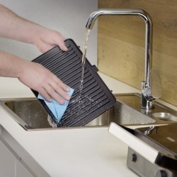 Gril SEVERIN - KG2398 - Surface cuisson 30x22cm - Plaques amovibles - Revetem...