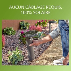 Borne avec recharge solaire PHILIPS TYLA classe énergétique A,