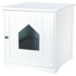 Cabine de toilette - TRIXIE - 49 x 51 x 51 cm - Blanc