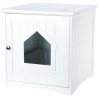 Cabine de toilette - TRIXIE - 49 x 51 x 51 cm - Blanc