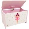 Coffret a jouets en bois - Danseuse Ballerine - FUN HOUSE - H.40 x L.58 x P.3...
