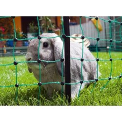 KERBL - Filet de protection lapin - 25 m - 65 cm - Double pointe - Vert