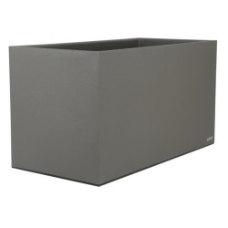 Bac a fleurs - RIVIERA - Granit - 80x40 cm - Gris