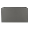 Bac a fleurs - RIVIERA - Granit - 80x40 cm - Gris