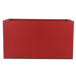 Jardiniere - RIVIERA - Granit - 79x39,5x44,5 cm - Rouge