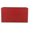 Jardiniere - RIVIERA - Granit - 79x39,5x44,5 cm - Rouge