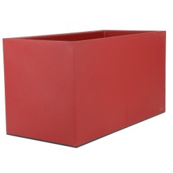 Jardiniere - RIVIERA - Granit - 79x39,5x44,5 cm - Rouge