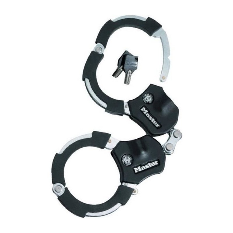 Antivol Masterlock menottes en acier trempé de 7.6cm de diametre 1 maillon