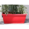 Jardiniere - RIVIERA -  Evolution - 80 x 40 x H 32 cm - 64 L - Rouge
