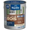 RIPOLIN Peinture pour bois intérieur et extérieur - Bleu marine Ral 5003 sati...