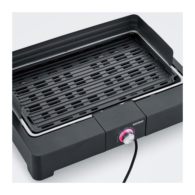 Barbecue électrique SEVERIN - PG8567 - Surface de cuisson 44,5x26cm - Thermos...