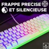 Clavier Gamer - The G-Lab - KEYZ HYDROGEN - 60% Format Compact - Rétroéclairé...