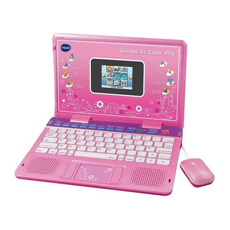 Ordinateur bilingue VTECH Genius XL Color Pro Rose - 6-11 ans