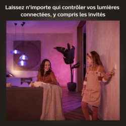 Module d'interrupteur mural - PHILIPS HUE - Pack de 2 - Blanc -
