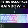 Clavier Gamer - The G-Lab - KEYZ HYDROGEN - 60% Format Compact - Rétroéclairé...