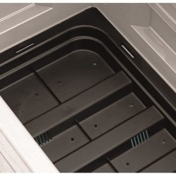 STEFANPLAST Bac a fleur/Jardiniere ITALIA rectangulaire avec treillis - 100x4...