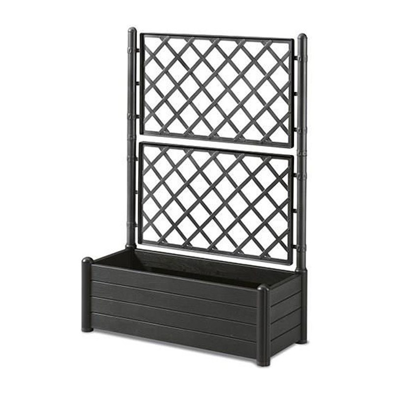 STEFANPLAST Bac a fleur/Jardiniere avec treillis - ITALIA FLOWER BOX - Finiti...