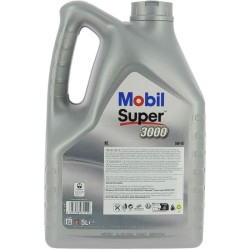 Huile moteur 5W-30 Synthétique - MOBIL - Super 3000 - Formula-XE -bidon 5L - ...