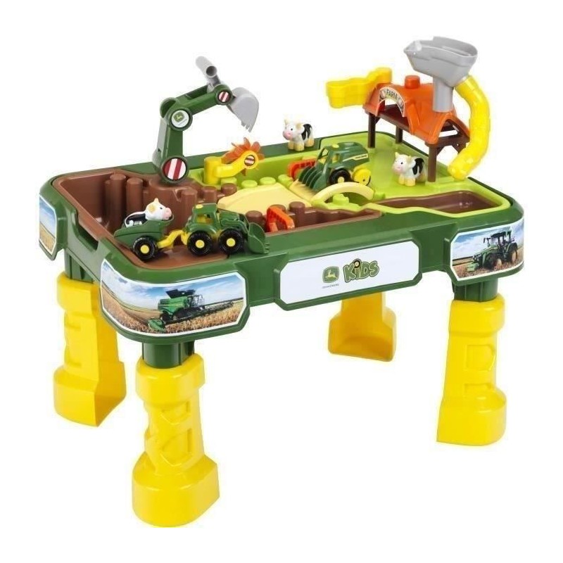 Table multi jeux sable et eau John Deere - KLEIN - 3948 - Mixte - Enfant - Ja...