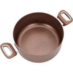 Marmite - ARTHUR MARTIN - AM5531 - 28 cm avec couvercle en verre - Aluminium ...