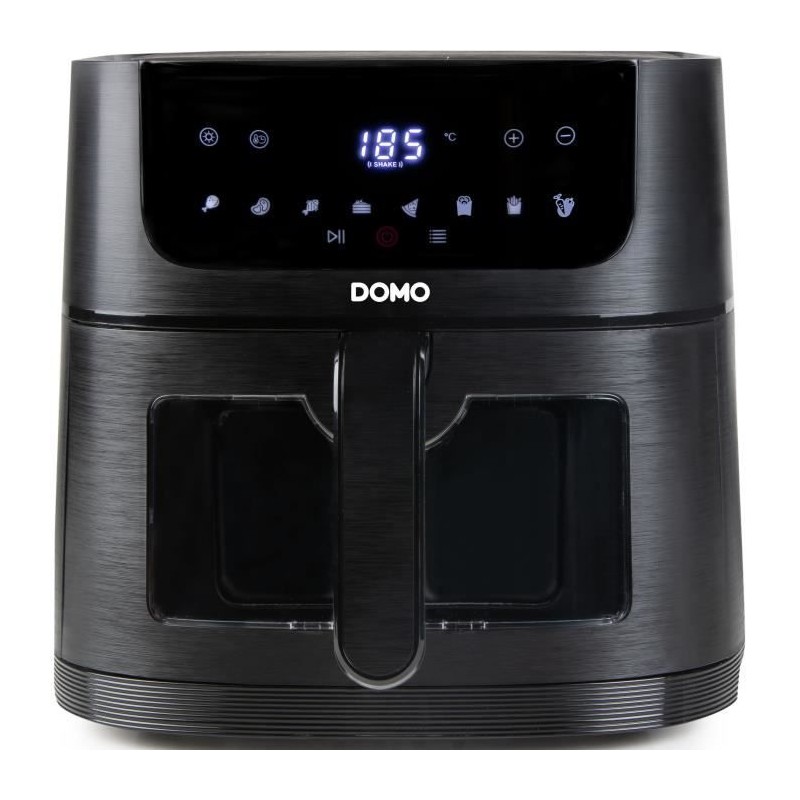 Friteuse a air chaud - DOMO - DO540FR - 6L - Ecran digital - 8 programmes - D...