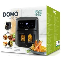 Friteuse a air chaud - DOMO - DO540FR - 6L - Ecran digital - 8 programmes - D...