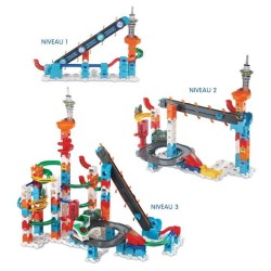 Circuit de billes VTECH MARBLE RUSH - SUPER SKY TOWER SET XL300E - 143 pieces...