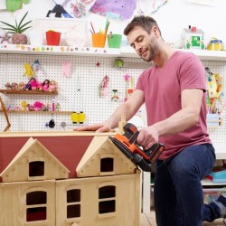 Ponceuse de détail sans fil - BLACK+DECKER  - BDCDS18N-XJ - 18V - 6 abrasifs ...