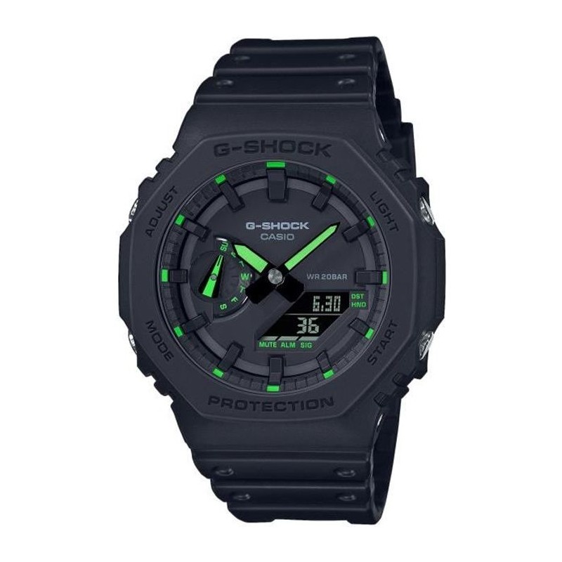 Montre - CASIO - G-Shock - Noir et Vert résine
