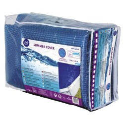 GRE - Bâche été a bulles pour piscine ovale 7,30m x 3,75m - anti U.V.A -  Épa...
