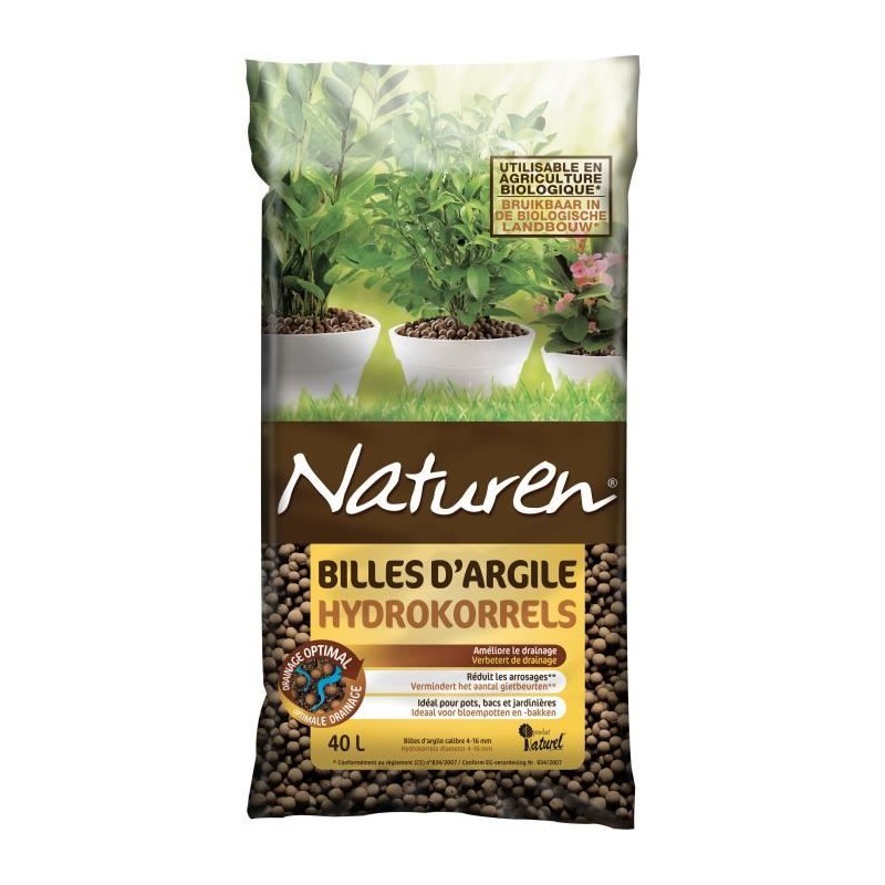 NATUREN Billes d'Argile - 40L - NATUREN