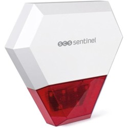 Sirene extérieure filaire additionnelle KitAlarm - SCS SENTINEL - Portée 80m ...