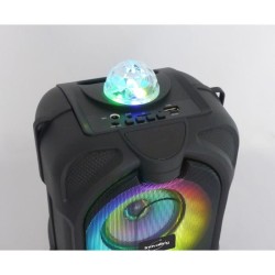 Enceinte lumineuse Bluetooth pour karaoké - INOVALLEY - DANCE CUBE 44 - 150W ...