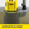 Pompe d'évacuation pour eaux chargées SP 11.000 Dirt - Karcher - Electrique -...