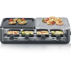 Appareil a raclette SEVERIN - RG2366 - Jusqu'a 8 personnes - Pierre naturelle...