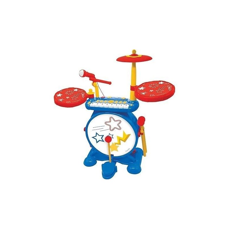 Lexibook - Batterie électronique pour enfant - Lumineuse - Complete avec clav...