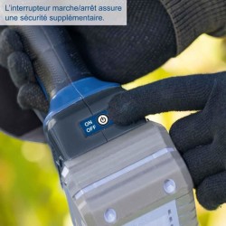 Tronçonneuse sans fil BC-PS150-X - longueur de coupe de 15,8cm + compacte et ...