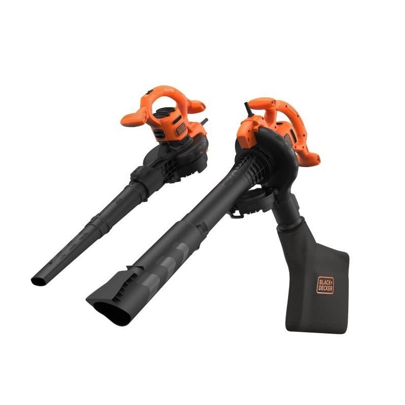 Aspirateur souffleur broyeur filaire BLACK+DECKER - BEBLV260-QS - 2600W - Sac...