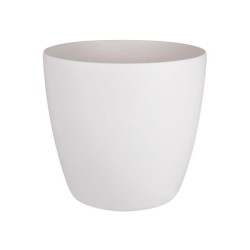 ELHO Pot de fleurs rond Brussels avec roues - Ø 47 x H 44 cm - Intérieur - 10...