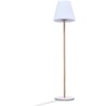 Lampadaire solaire et rechargeable - LUMISKY - STANDY WOOD SOLAR - H150 cm - ...