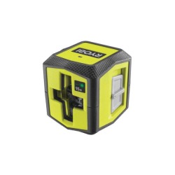 RYOBI - Laser croix vert - portée 15 m - précision +/- 0,5 mm - Livré avec un...