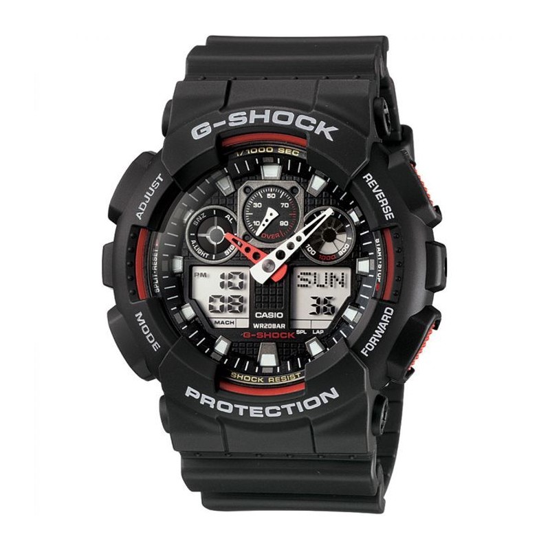 CASIO G-Shock Montre GA-100-1A4ER Quartz